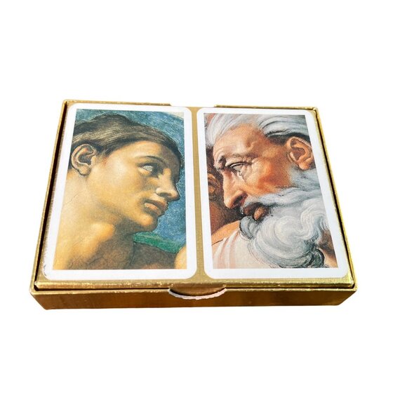 Renaissance Michelangelo Playing Cards Set By Piatnik Art Deck of Cards - Picture 6 of 7